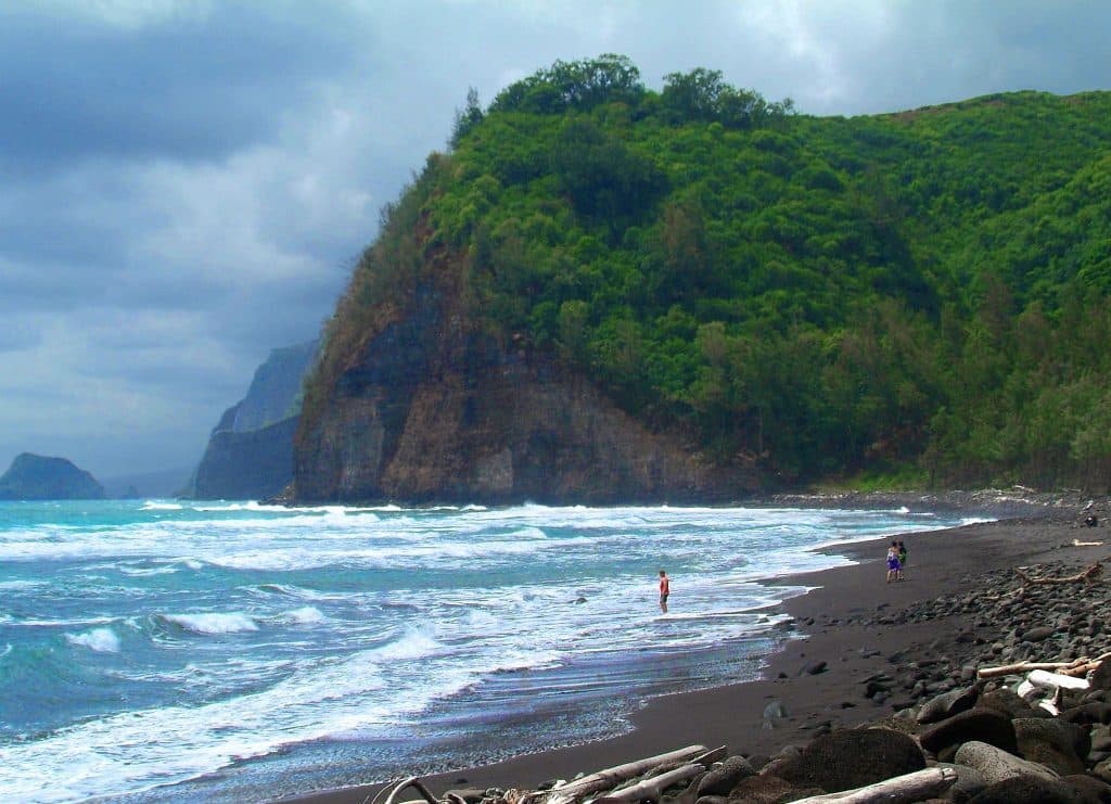 Black Sand Beaches On The Big Island