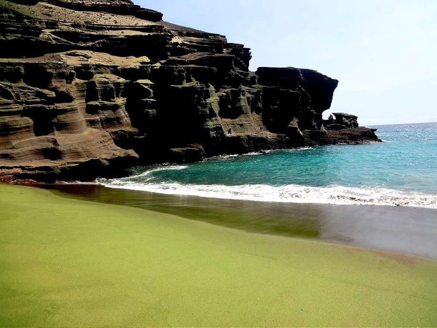 The Big Island's Green Sand Beach: A Geological Marvel