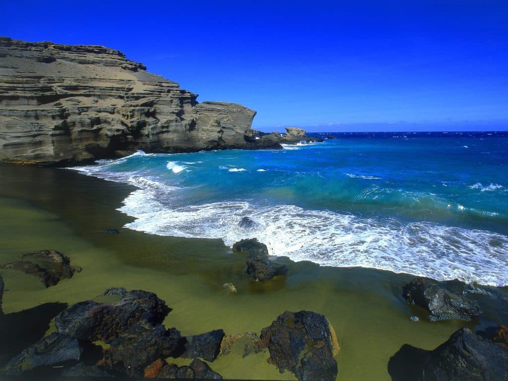 The Big Island's Green Sand Beach: A Geological Marvel