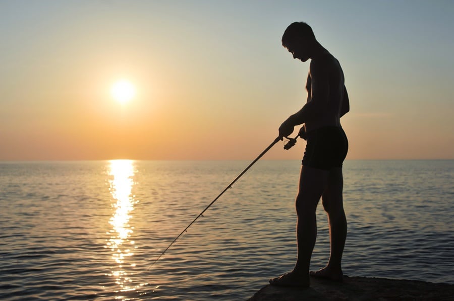 Shore Fishing On The Big Island
