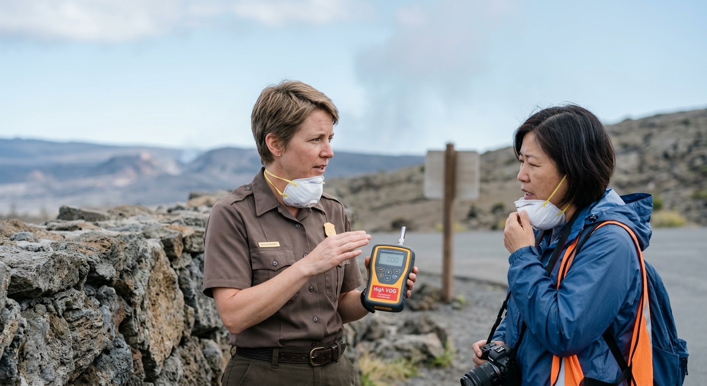Volcanic Air Quality and Health Considerations for Visitors