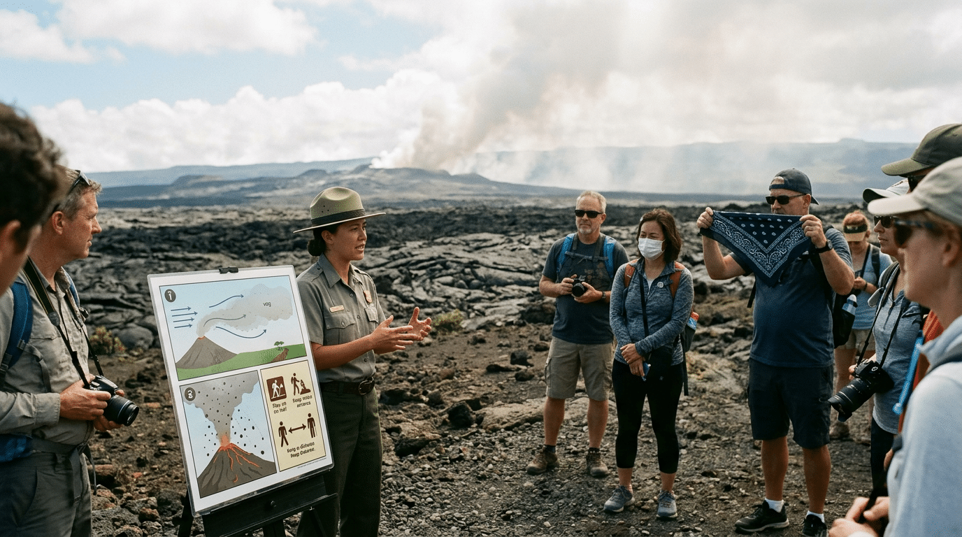 Staying Safe: Vog, Tephra, and Volcanic Hazards